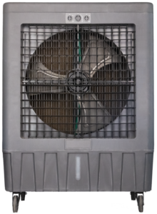 Large portable industrial fan with wheels